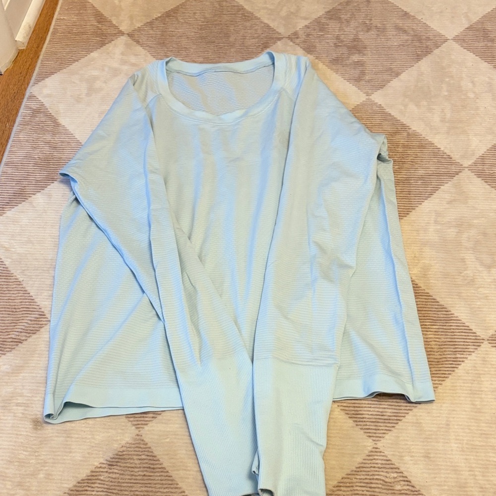 Lululemon Light Blue Long Sleeve Top